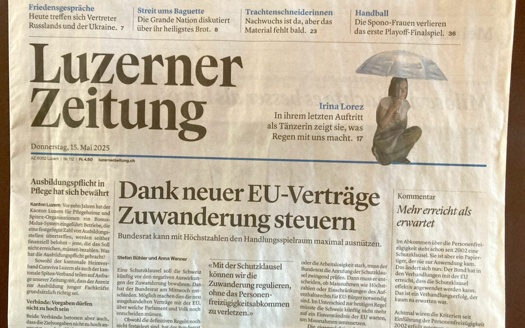 Wenn die Tropfen voll abtanzen – Luzerner Zeitung